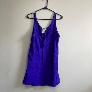 🌼Blue 100% Silk Night Gown Size Medium